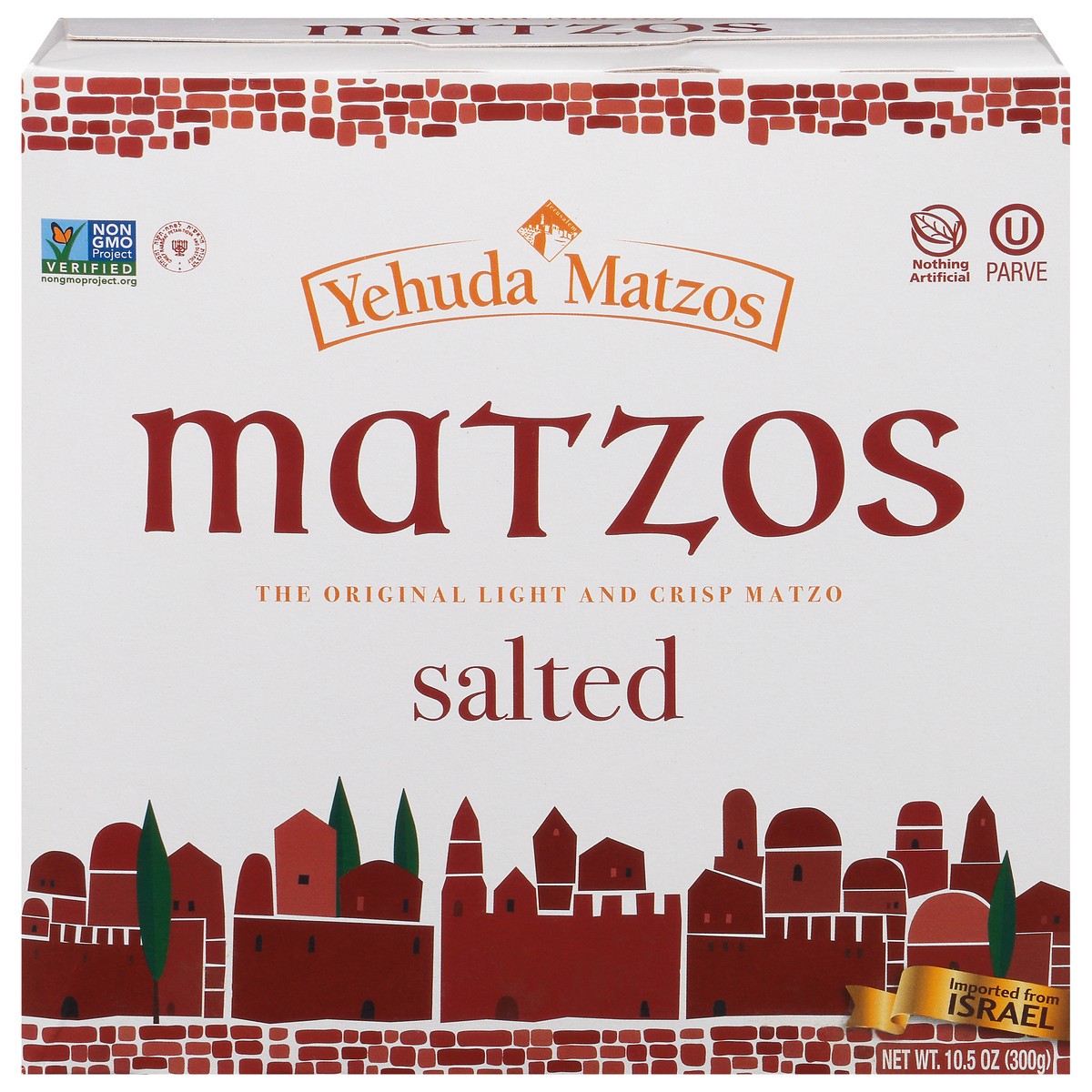 slide 1 of 5, Yehuda Salted Matzos 10.5 oz, 10.5 oz