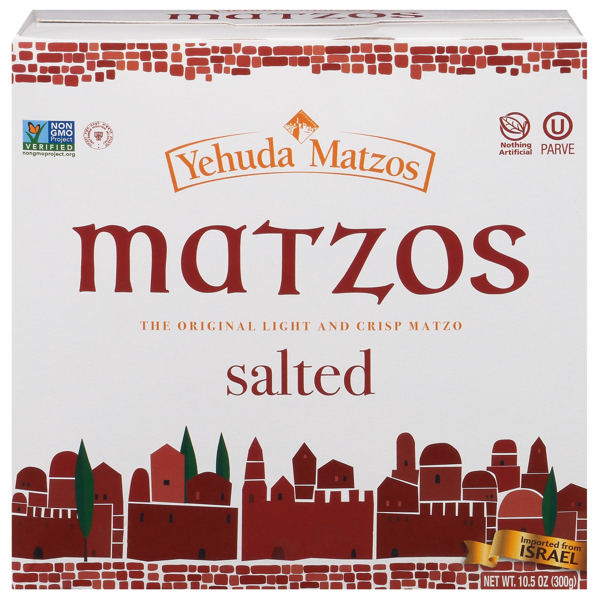 slide 1 of 5, Yehuda Salted Matzos 10.5 oz, 10.5 oz