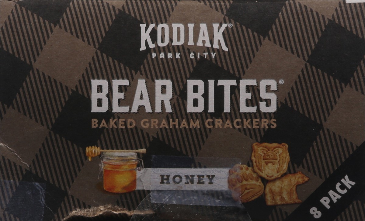 slide 11 of 16, Kodiak Cakes Bear Bites Honey Graham Crackers 8 - 1.06 oz Packs, 8 ct