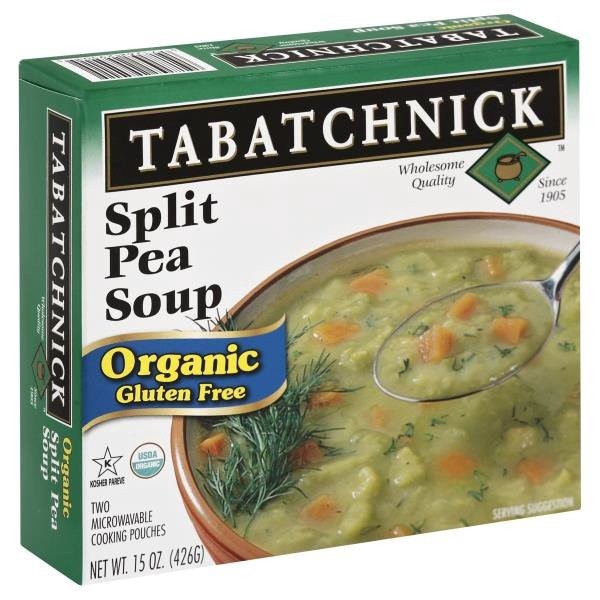 slide 1 of 4, Tabatchnick Organic Split Pea Soup, 15 oz
