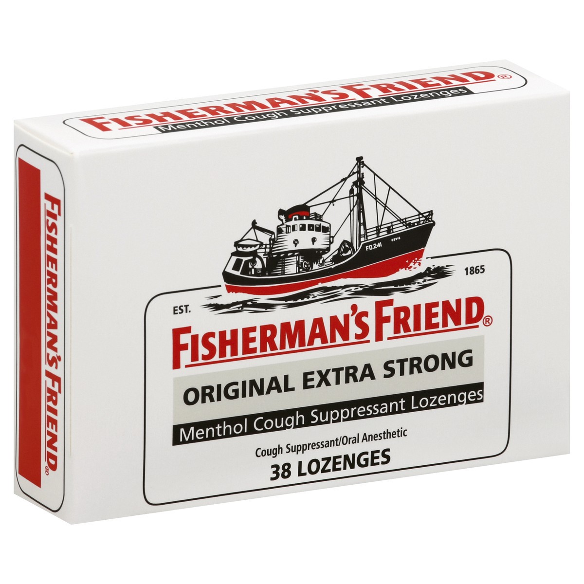 slide 5 of 6, Fisherman's Friend mans Friend Lozenges Orig Ex Strong, 38 ct