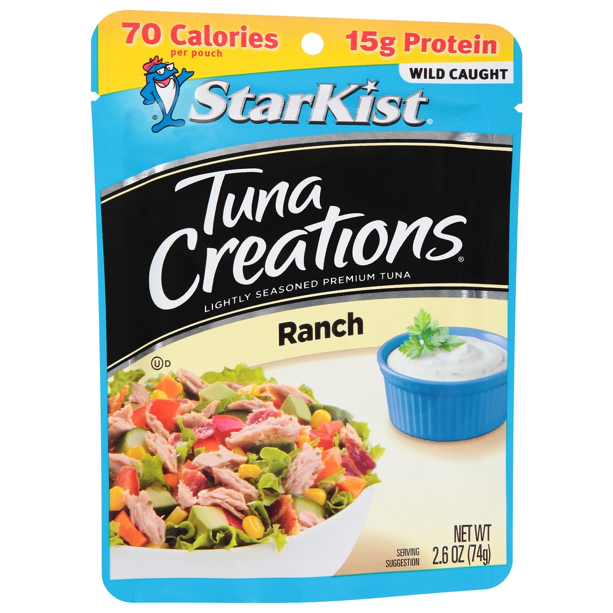 slide 3 of 9, StarKist Tuna Creations Ranch Pouch - 2.6oz, 2.6 oz