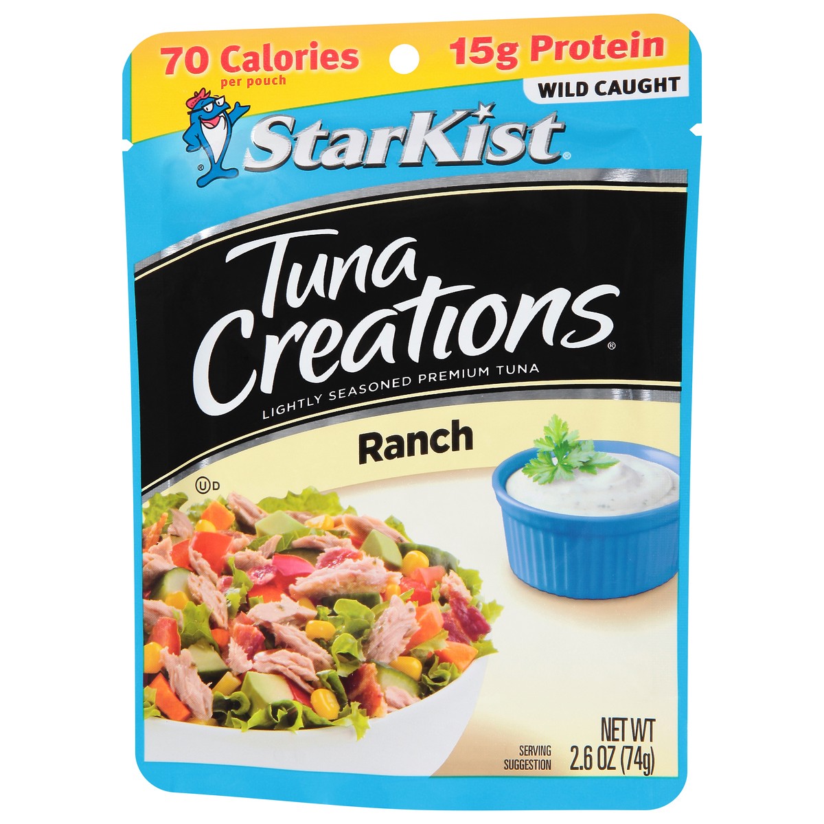 slide 4 of 9, StarKist Tuna Creations Ranch Pouch - 2.6oz, 2.6 oz