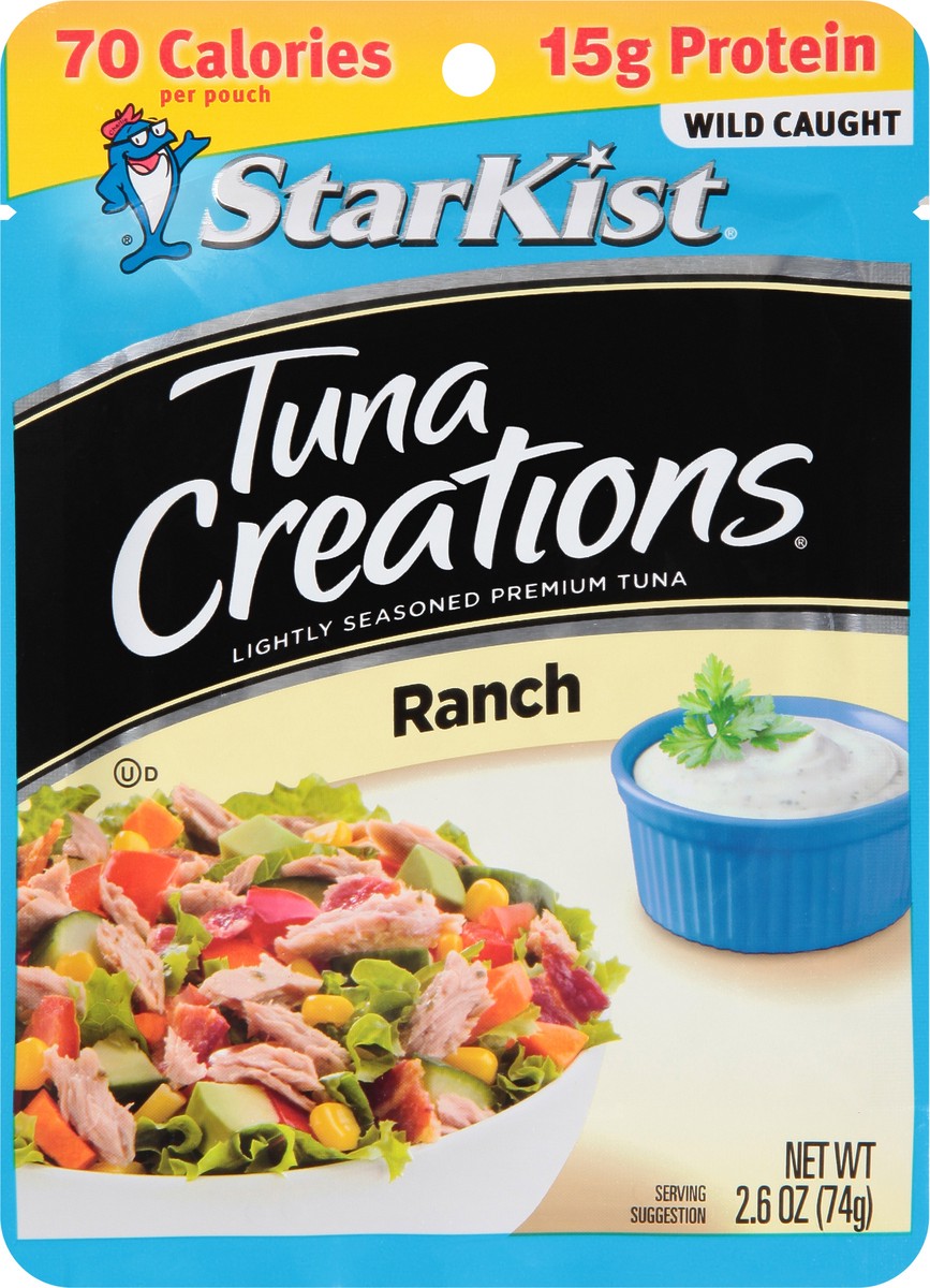 slide 7 of 9, StarKist Tuna Creations Ranch Pouch - 2.6oz, 2.6 oz