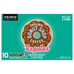 The Original Donut Shop Regular Keurig Single-Serve K-Cup Pods, Medium Roast Coffee- 10 ct
