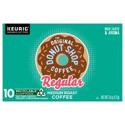 The Original Donut Shop Regular Keurig Single-Serve K-Cup Pods, Medium Roast Coffee- 10 ct