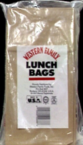 slide 1 of 1, Western Family Lunch Bags, 50 ct