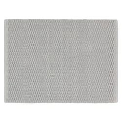 Room & Retreat Cotton Low Loop Bath Rug Lt Gray 17" x 24"
