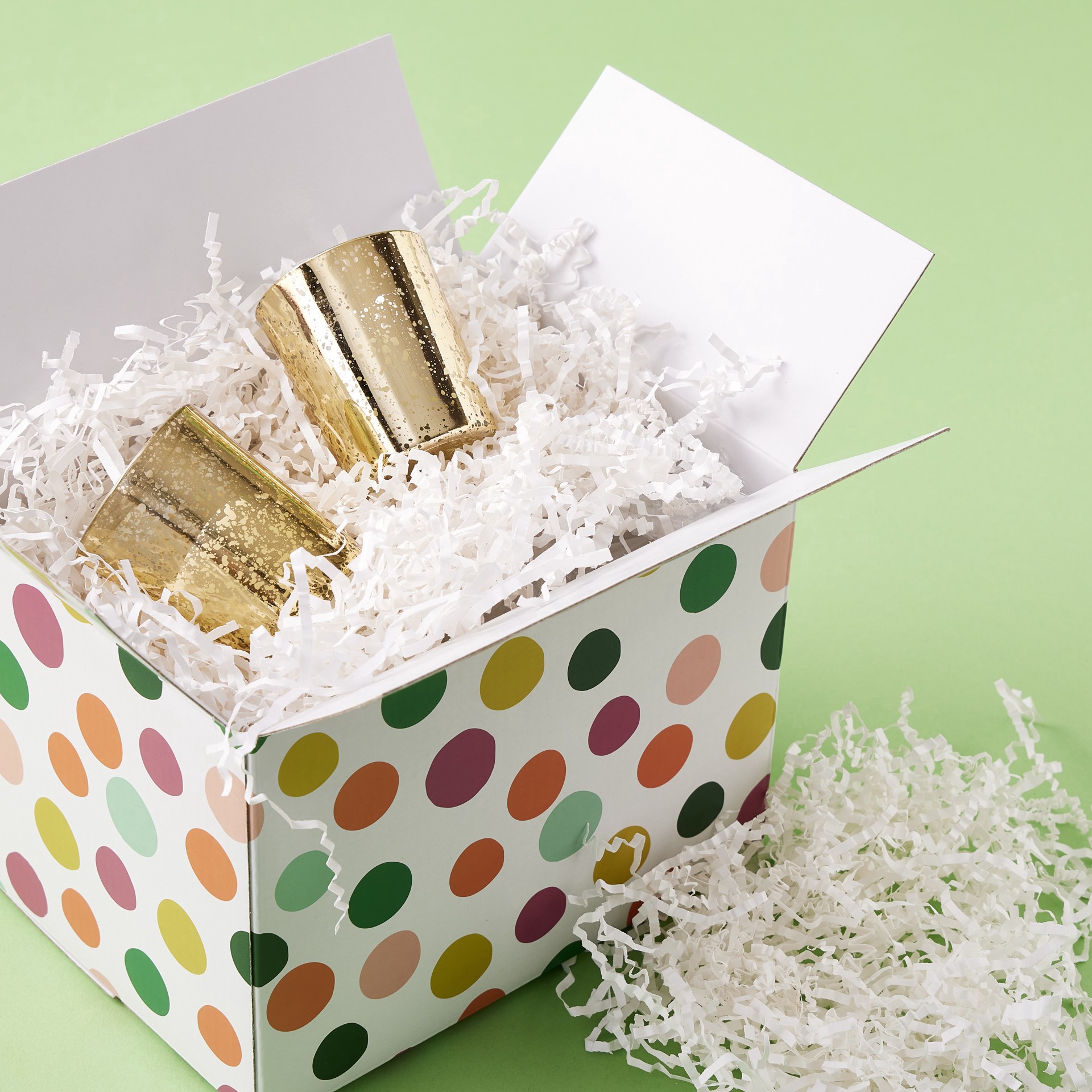 slide 2 of 3, White Paper Shreds By Celebrate It, 1 lb