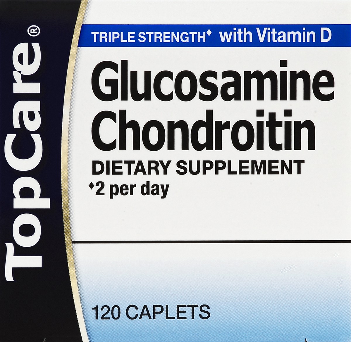 slide 4 of 6, TopCare Glucosamine & Chondroitin with Vitamin D3 2000 IU, 120 ct