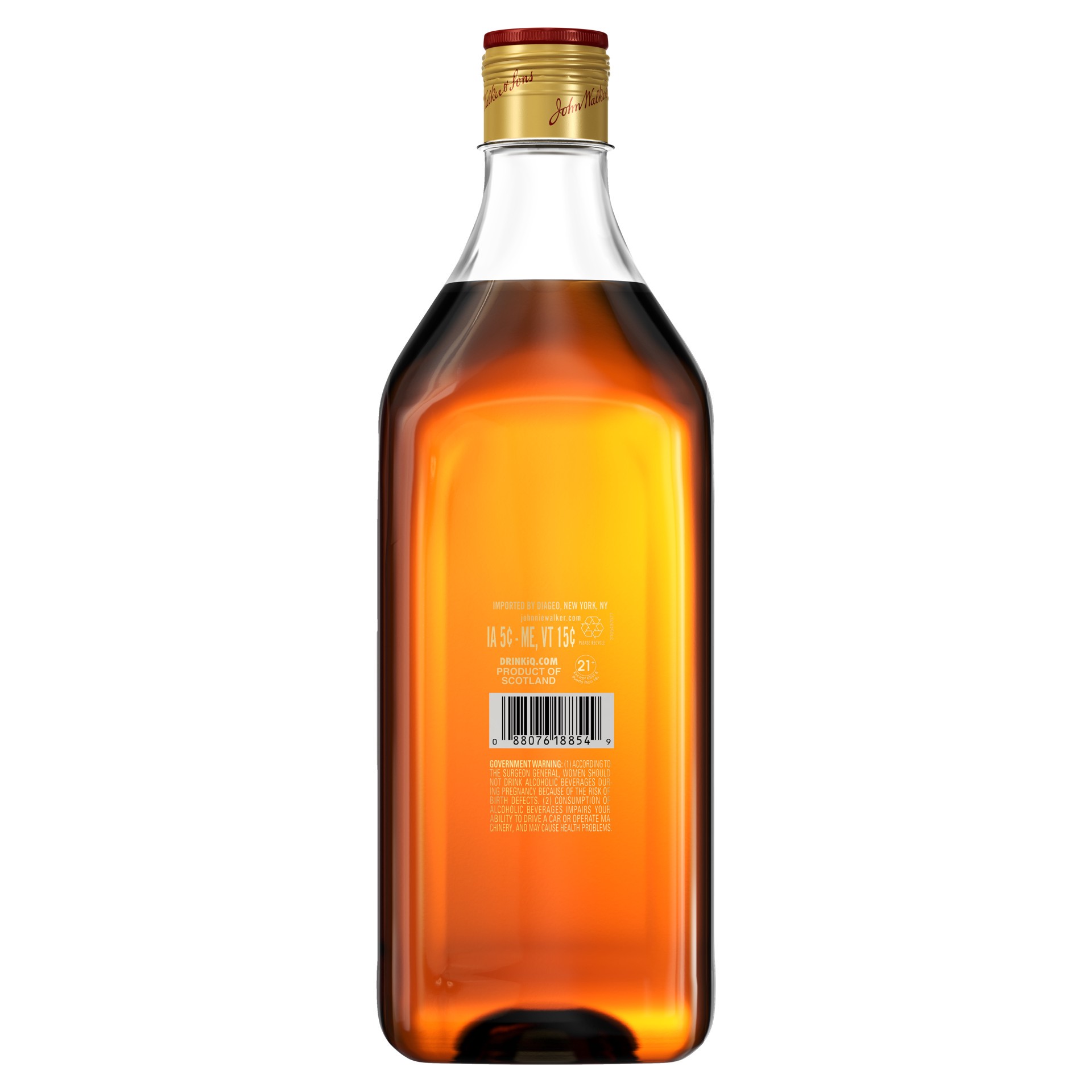 slide 2 of 3, Johnnie Walker Red Label Blended Scotch Whisky, 1.75L Recycled Plastic, 1.75 liter