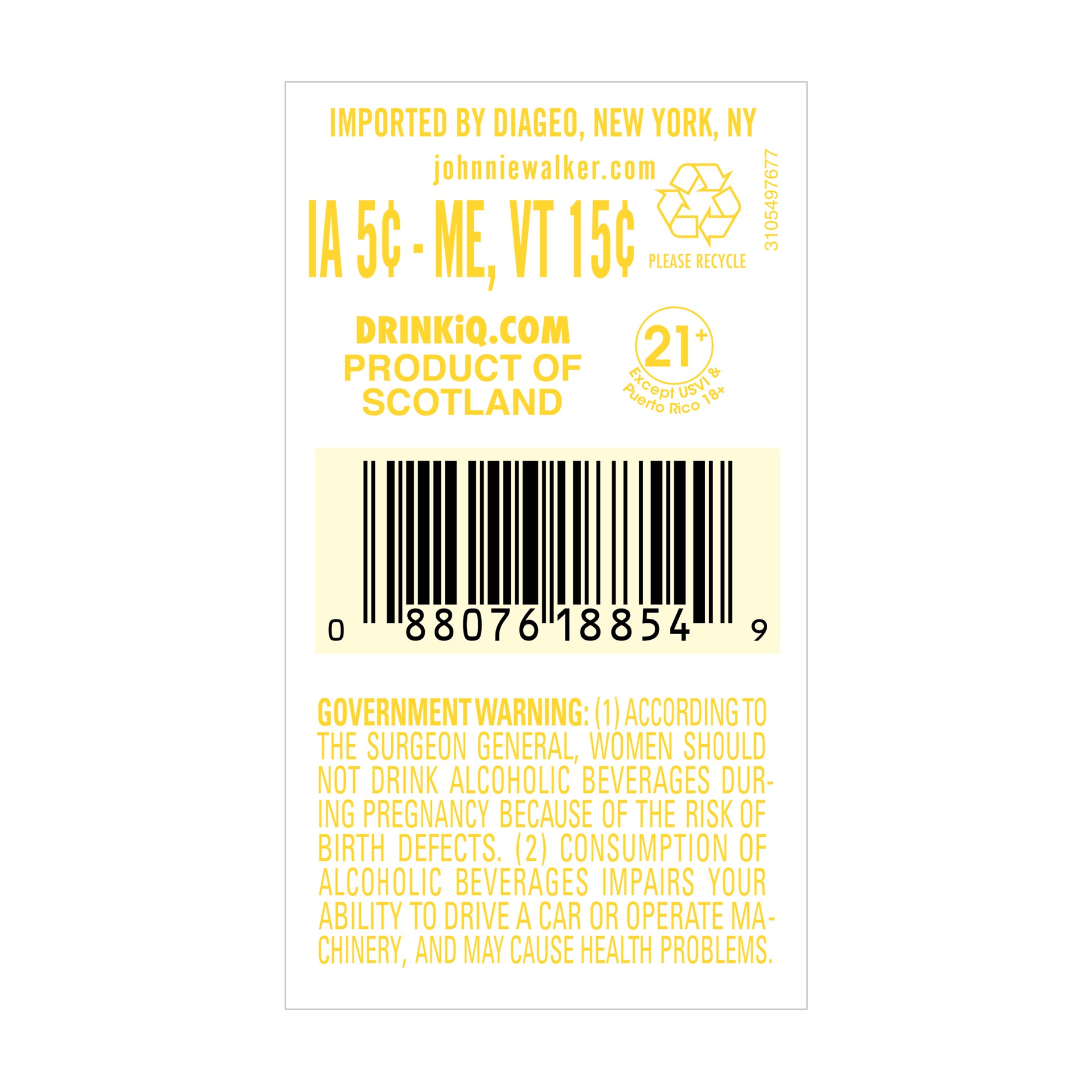 slide 3 of 3, Johnnie Walker Red Label Blended Scotch Whisky, 1.75L Recycled Plastic, 1.75 liter