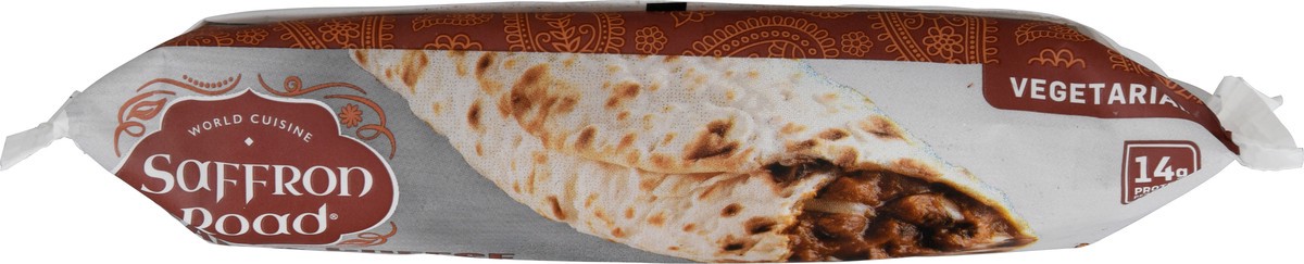 slide 6 of 14, Saffron Road Bean And Cheese Vegetarian Frozen Burrito Artisan Wrap, 5.5 oz