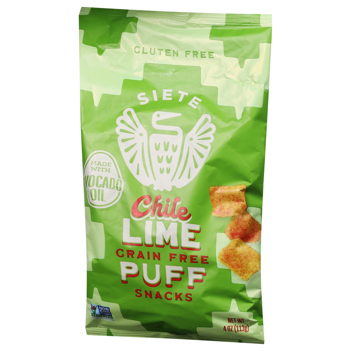 slide 8 of 13, Siete Grain Free Chile Lime Puff Snacks 4 oz, 4 oz