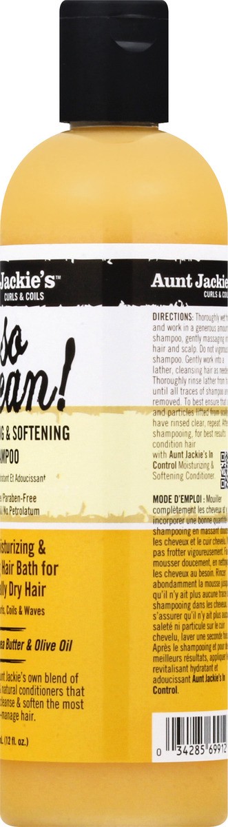 slide 6 of 9, Aunt Jackie's Oh So Clean! Moisturizing&Softening Shampoo, 12 fl oz