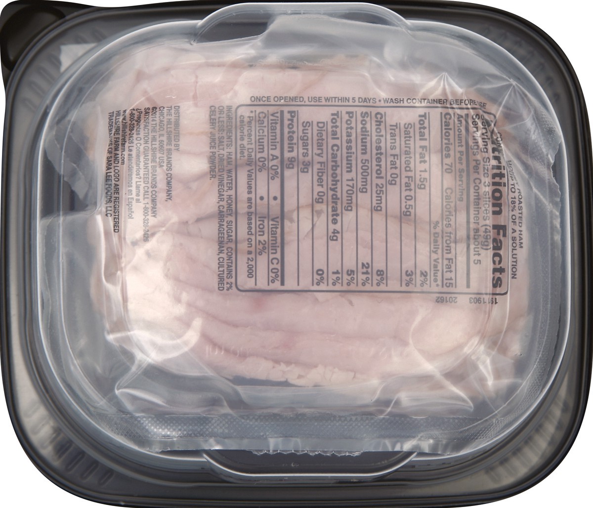 slide 6 of 6, Hillshire Farm Lunchmeat Honey Roasted Ham, 8 oz