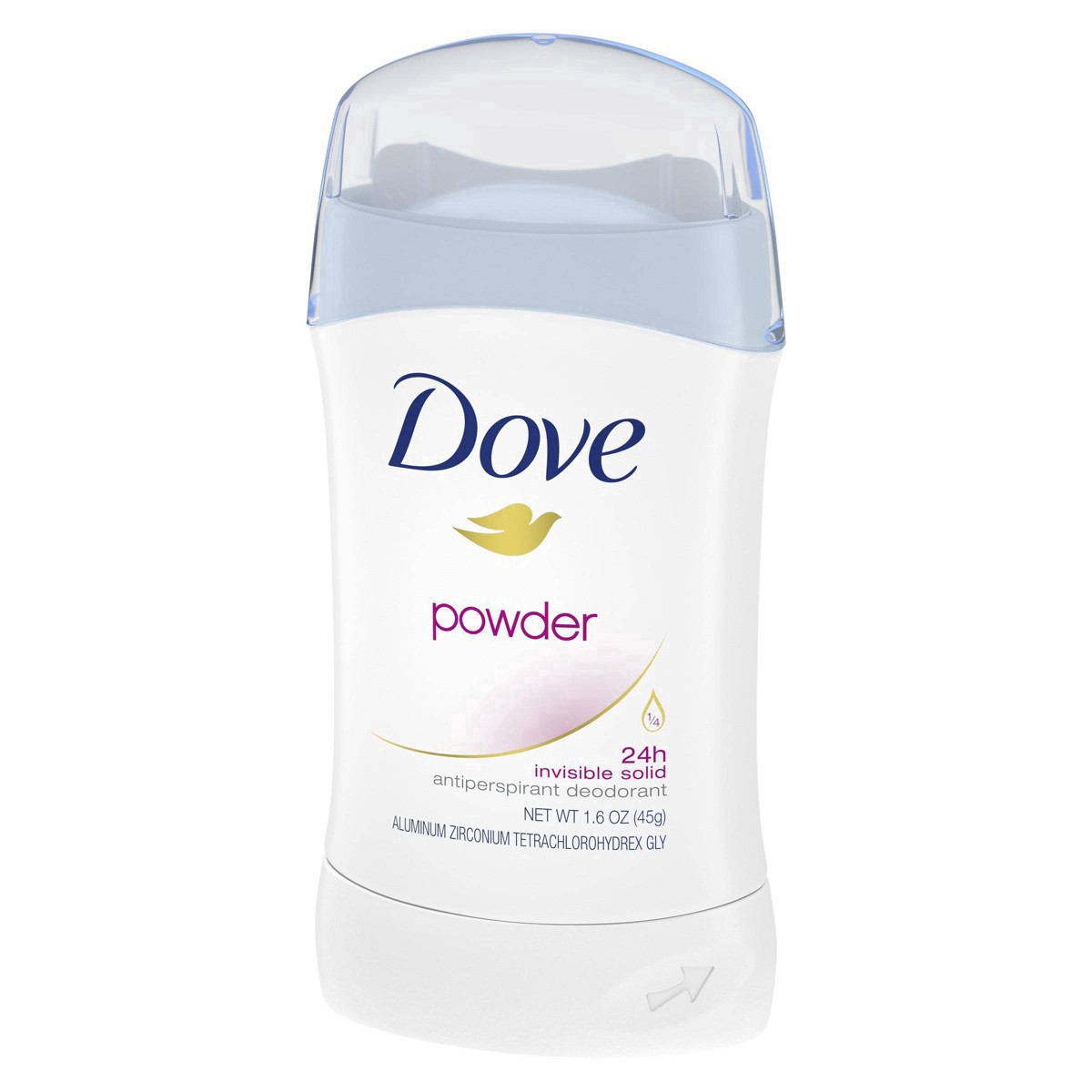 slide 3 of 21, Dove Invisible Solid Anti-Perspirant Powder Free, 1.6 oz