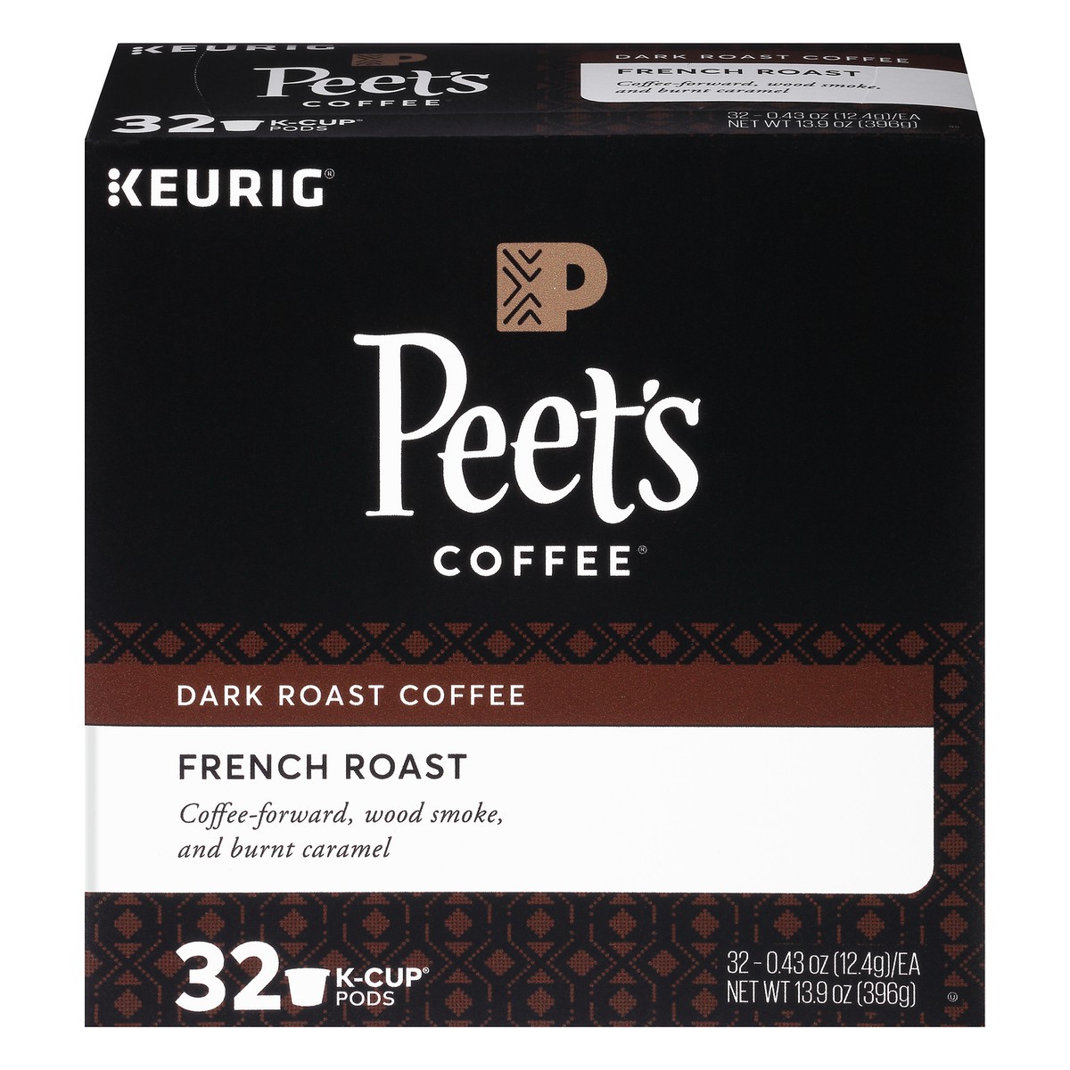 slide 8 of 13, Peet's Coffee French Roast Dark Roast Coffee K-cup Pods - 32 ct, 32 ct