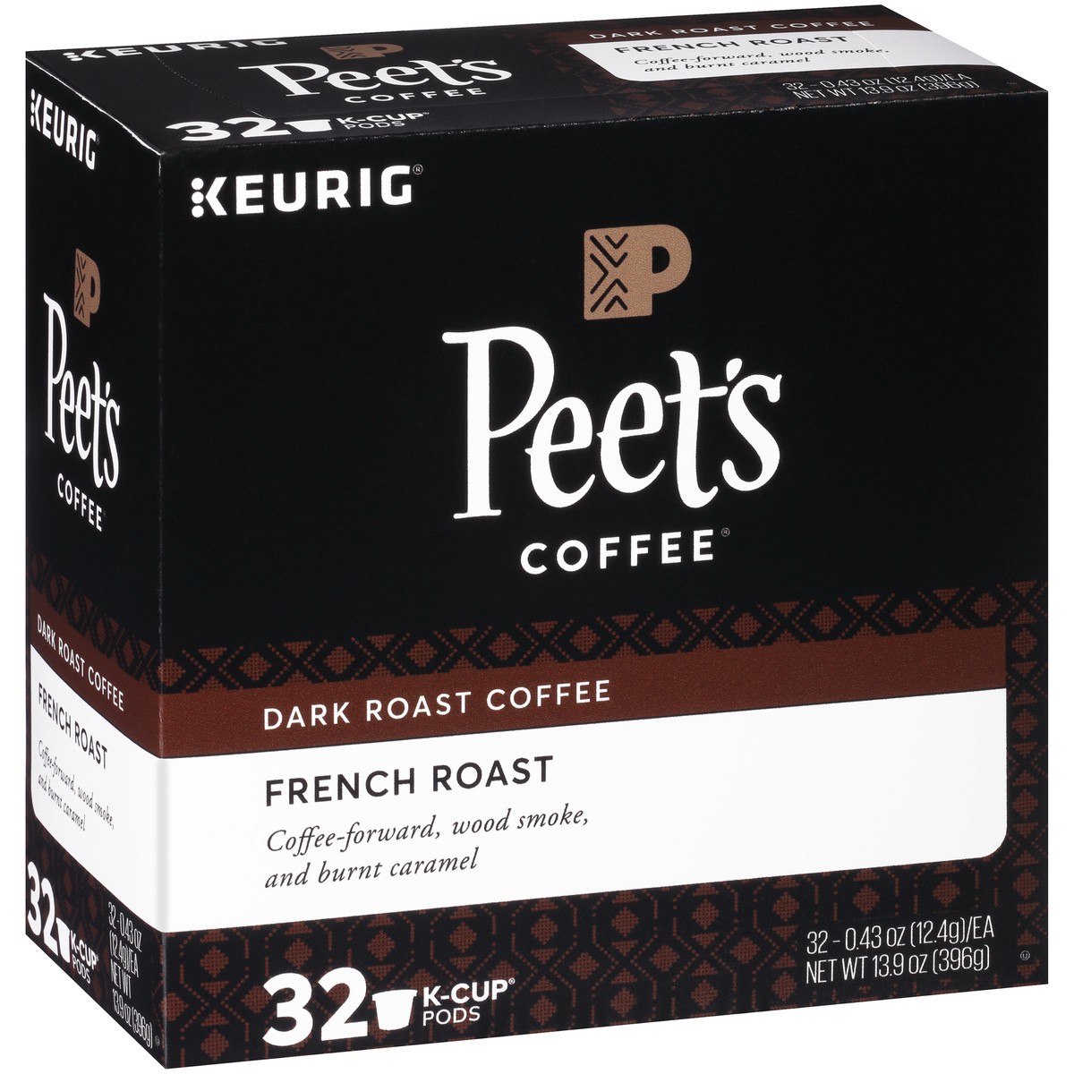 slide 3 of 13, Peet's Coffee French Roast Dark Roast Coffee K-cup Pods - 32 ct, 32 ct