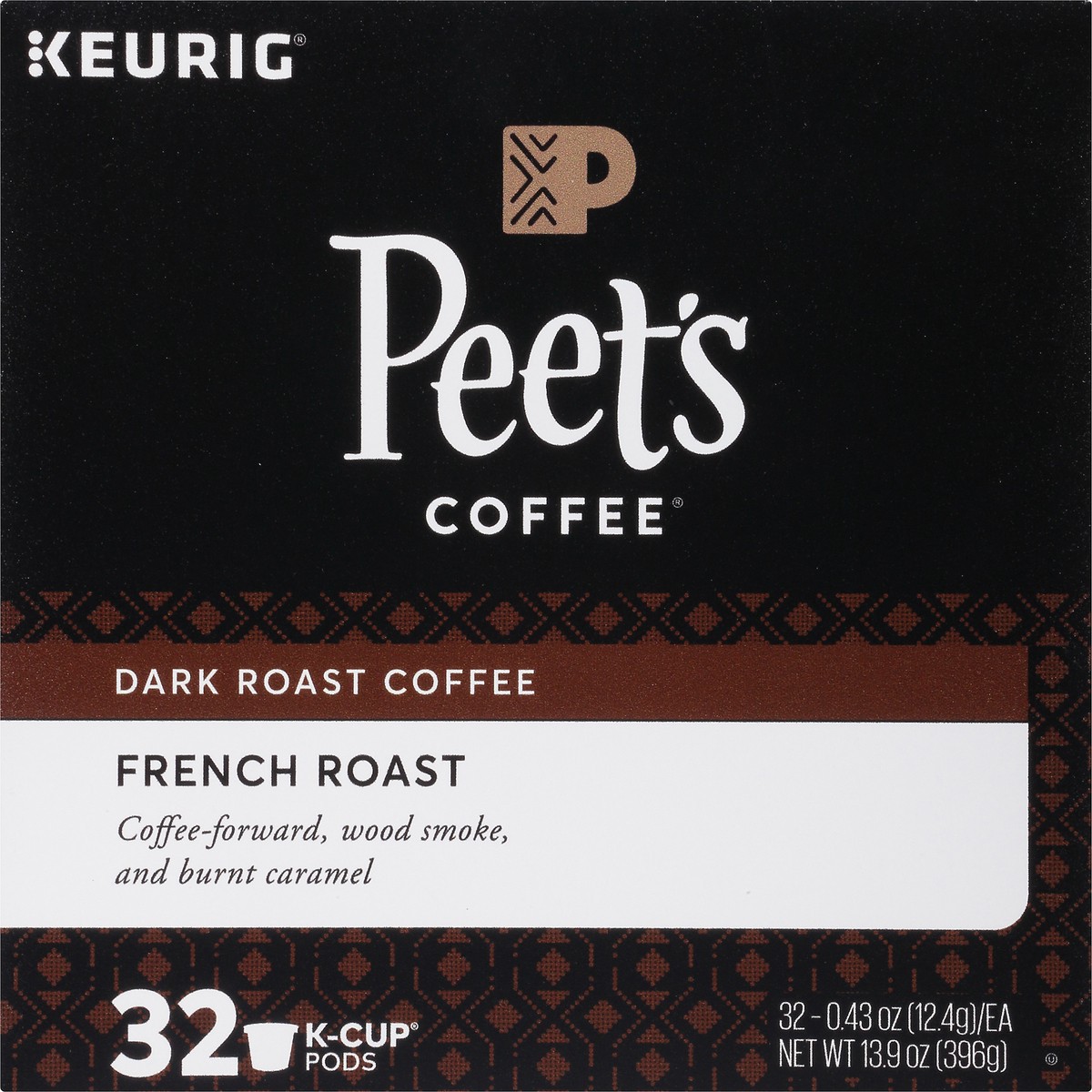 slide 12 of 13, Peet's Coffee French Roast Dark Roast Coffee K-cup Pods - 32 ct, 32 ct