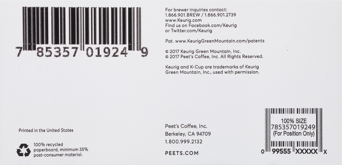 slide 4 of 13, Peet's Coffee French Roast Dark Roast Coffee K-cup Pods - 32 ct, 32 ct