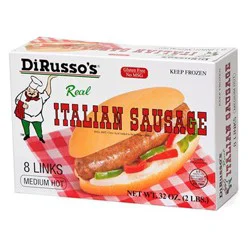 DiRusso's Dirusso Med Hot Ital Sausage 2 Lb