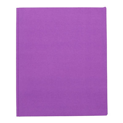 slide 1 of 1, Unison Purple Paper Portfolio With Prongs, 1 ct