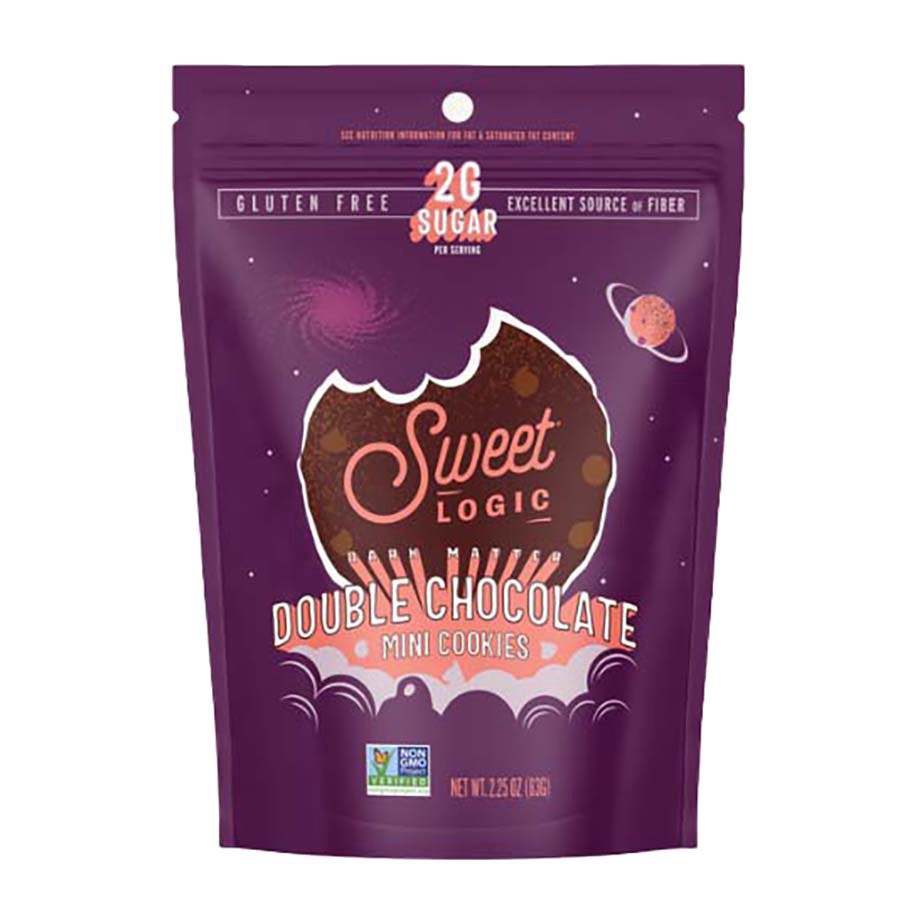 slide 1 of 1, Sweet Logic Double Chocolate Mini Cookies, 2.25 oz