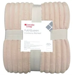 Everyday Living Corduroy Pink Blanket