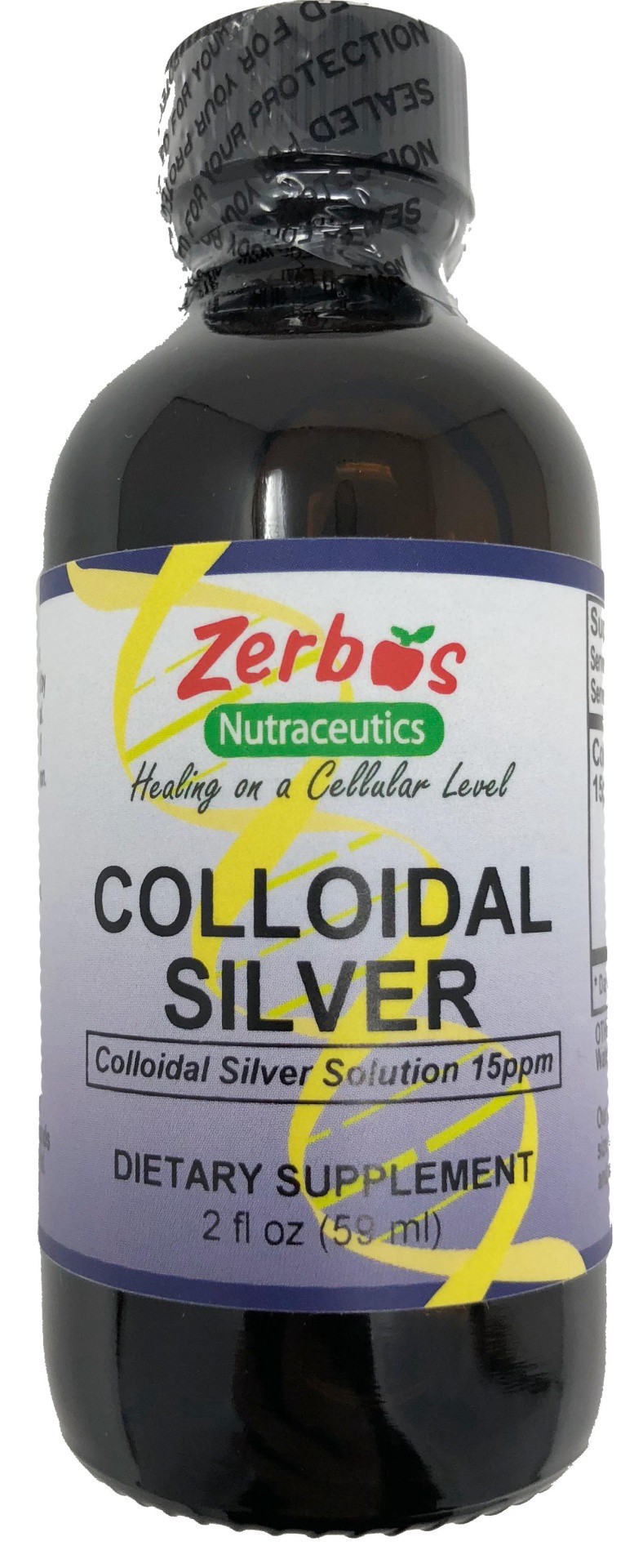 slide 1 of 1, Vitality Zerbos / Vitality Works Colloidal Silver 15Ppm Drops, 2 oz