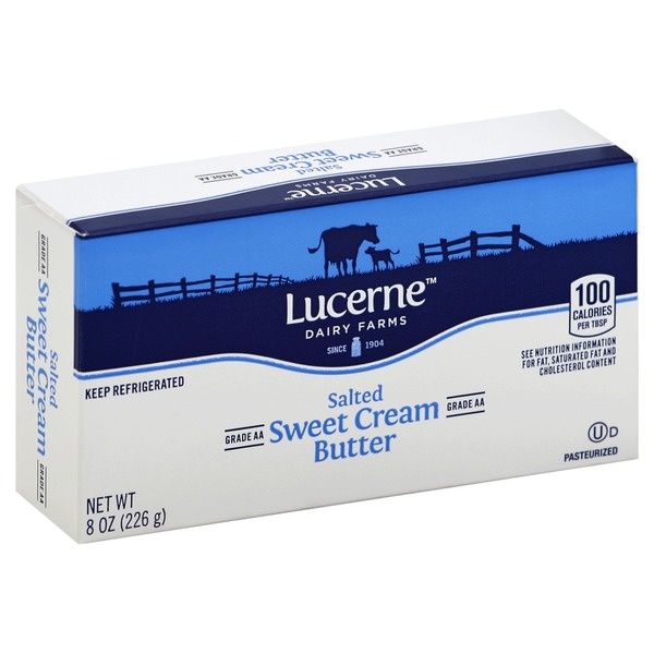 slide 1 of 5, Lucerne Dairy Farms Lucerne Butter - 8 OZ, 8 oz