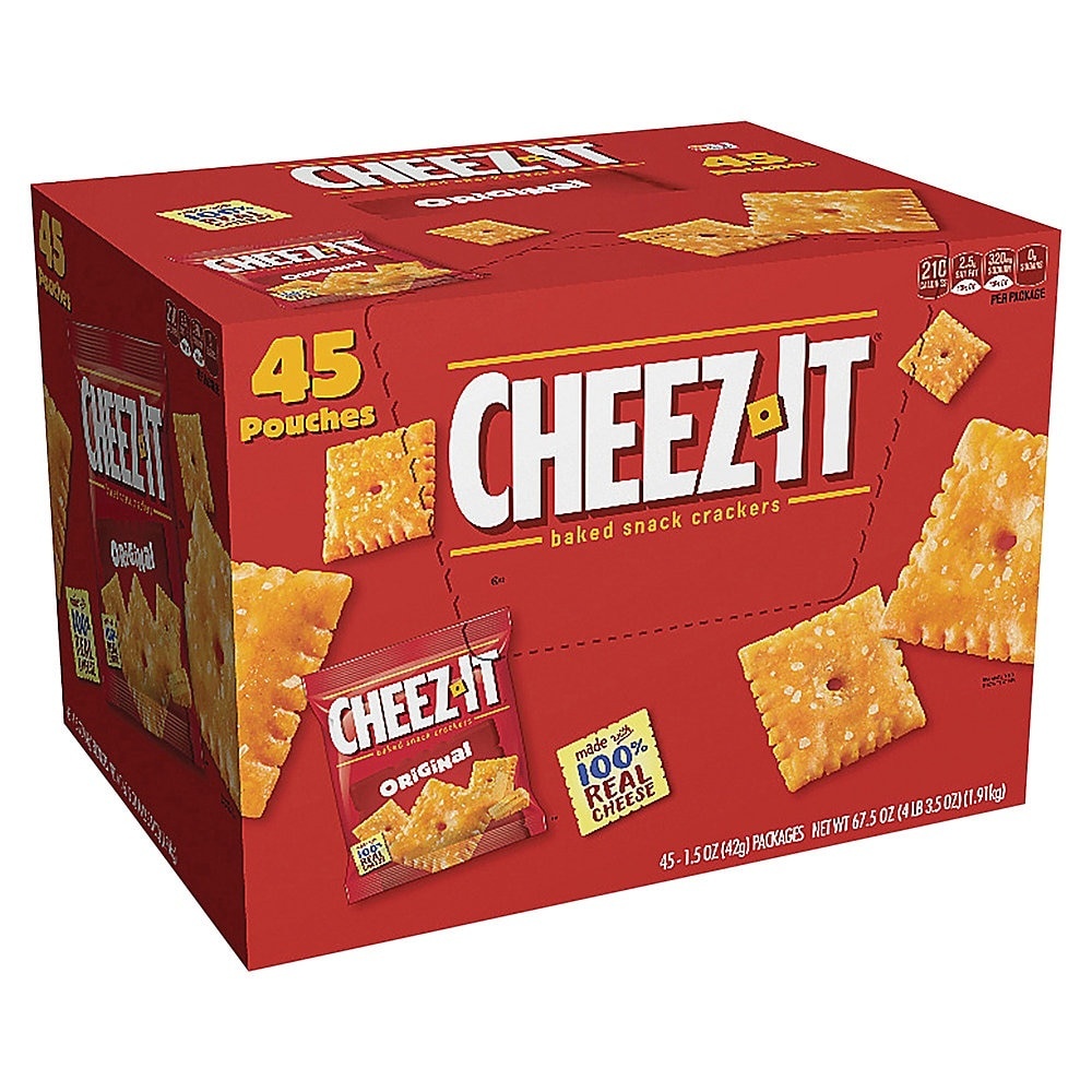 slide 1 of 2, Keebler Sunshine Cheez-It Bags, Pack Of 45, 45 ct