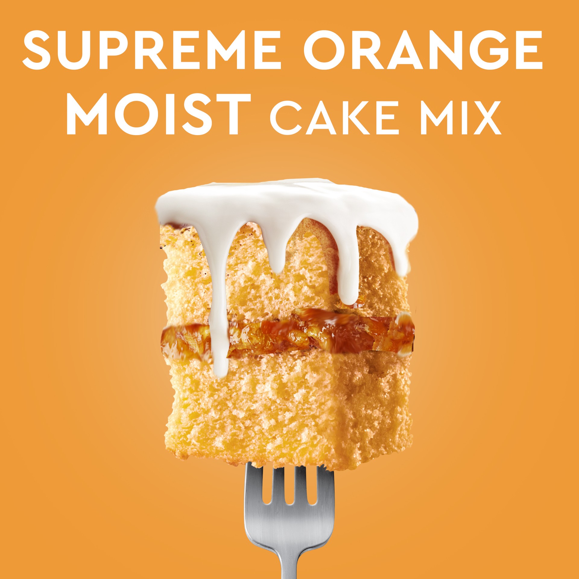 slide 3 of 5, Duncan Hines Signature Perfectly Moist Orange Supreme Flavored Cake Mix 15.25 oz, 15.25 oz