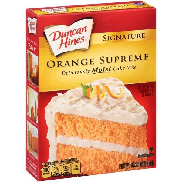 Duncan Hines Signature Cake Mix Orange Supreme 15.2 oz