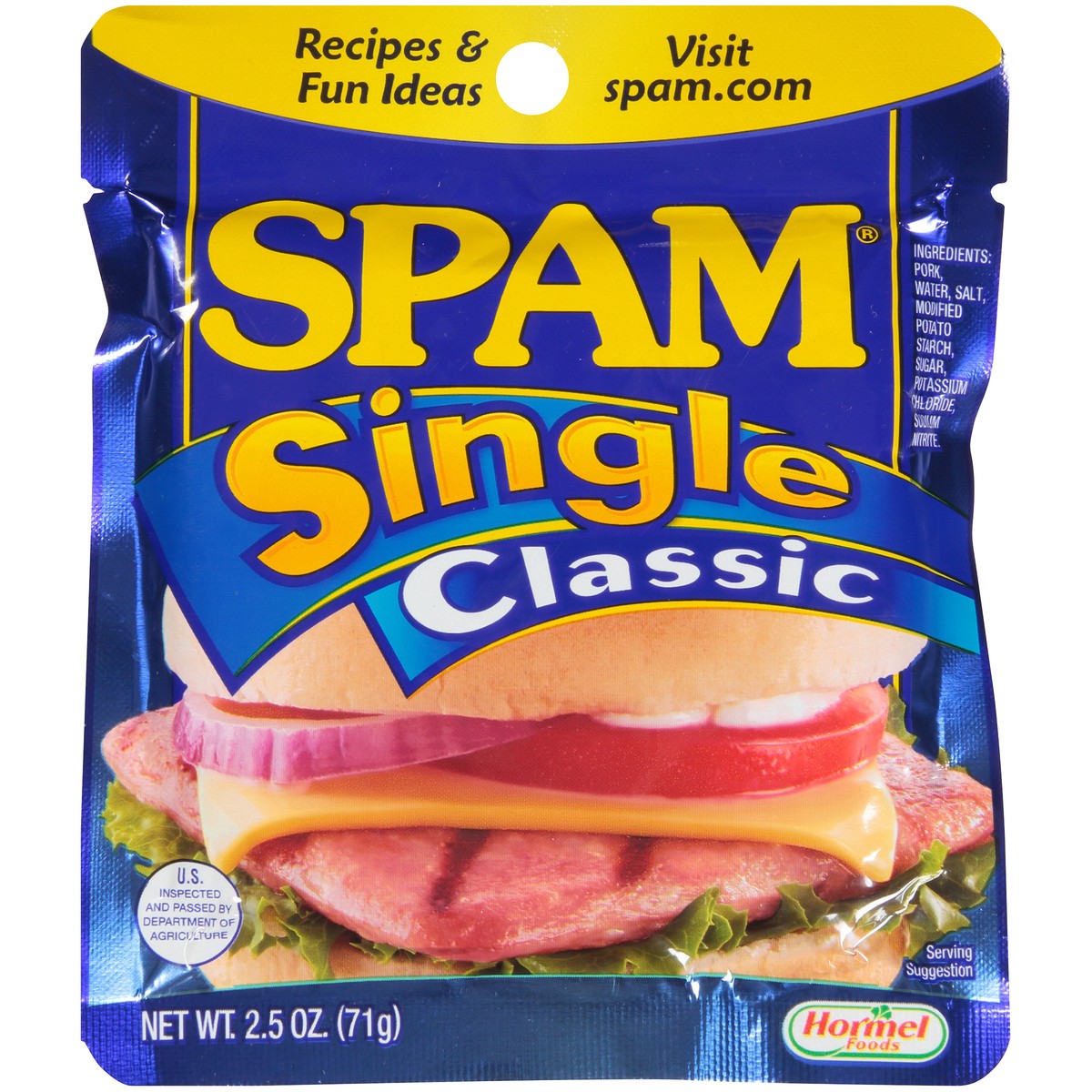 slide 2 of 7, Spam Single Classic, 1 ct