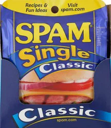 SPAM Single Classic Sliced Meat 2.5 oz. Pouch
