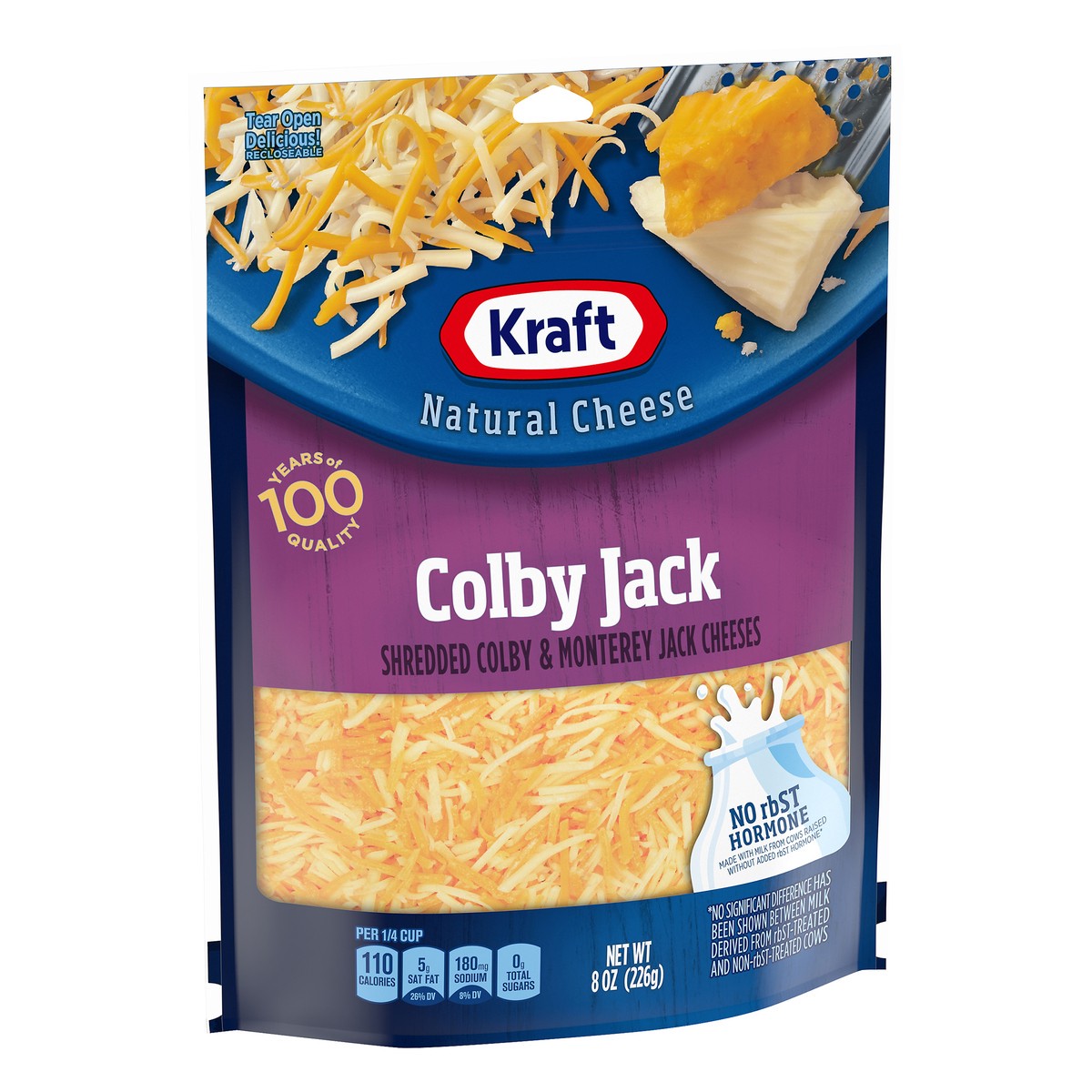 slide 2 of 10, Kraft Colby Jack Shredded Cheese, 8 oz