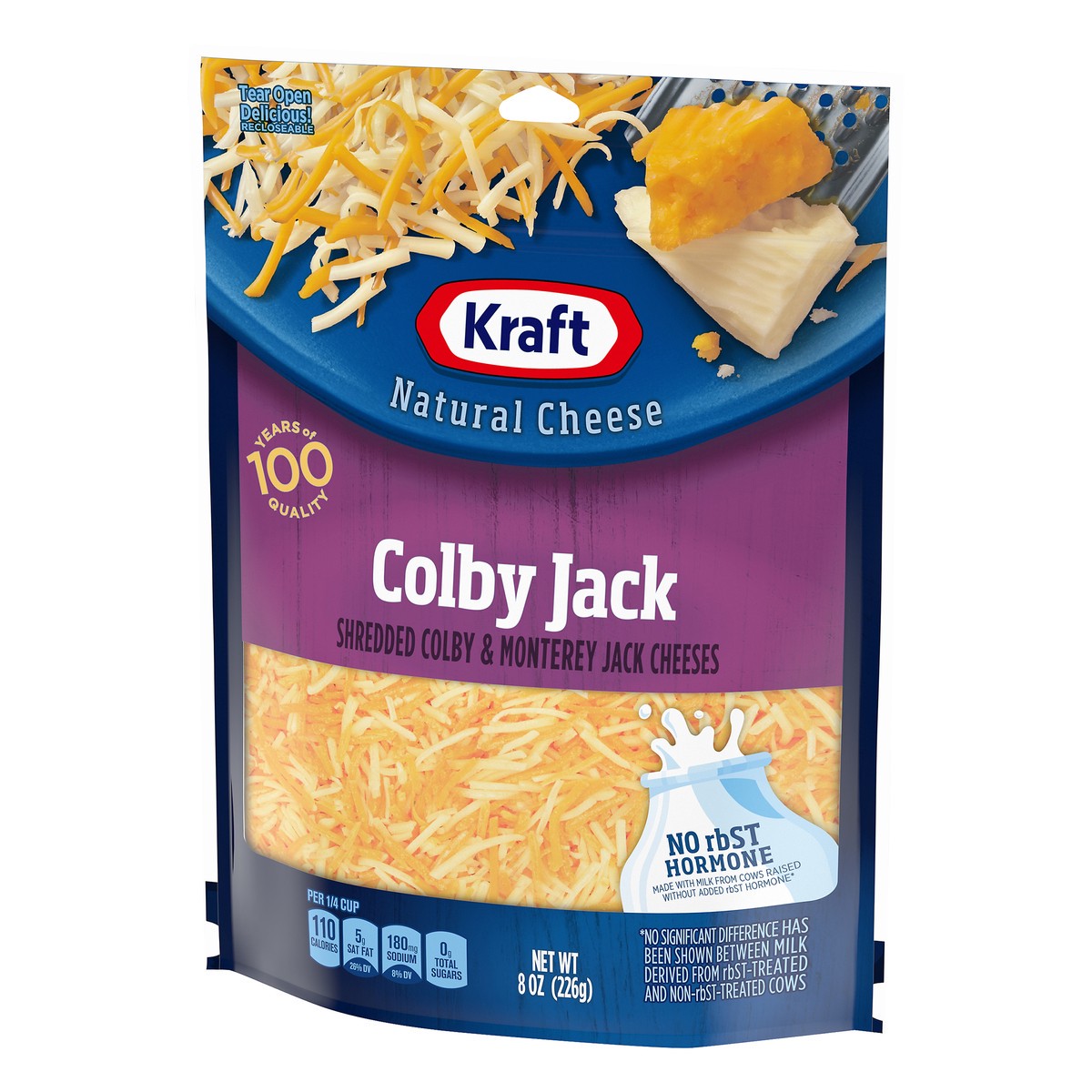 slide 3 of 10, Kraft Colby Jack Shredded Cheese, 8 oz