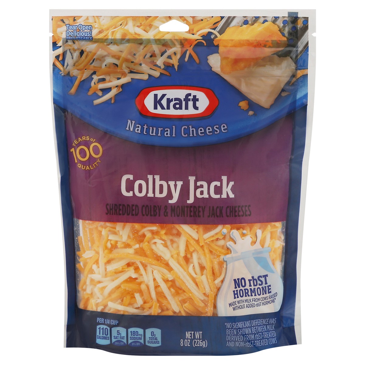 slide 1 of 13, Kraft Colby Jack Shredded Cheese, 8 oz