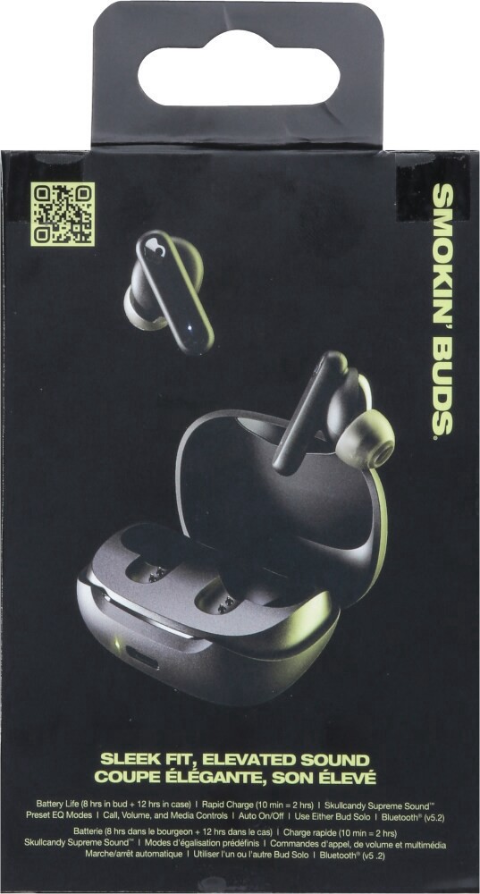 slide 2 of 5, Skullcandy Smokin' Buds Earphones 1 ea, 1 ct