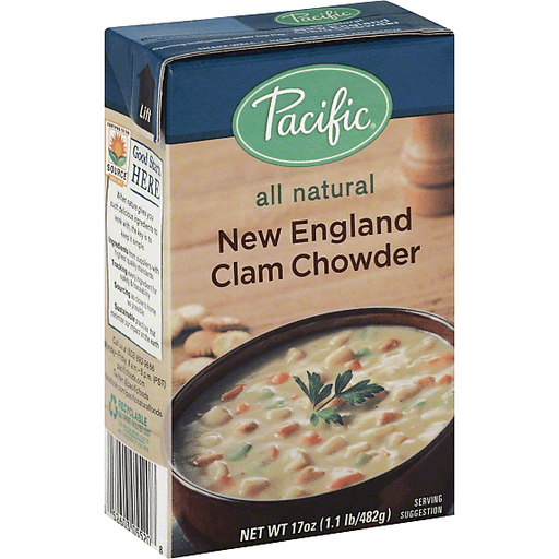 slide 2 of 2, Pacific Traditional New England Clam Chowder Soup, 17 oz