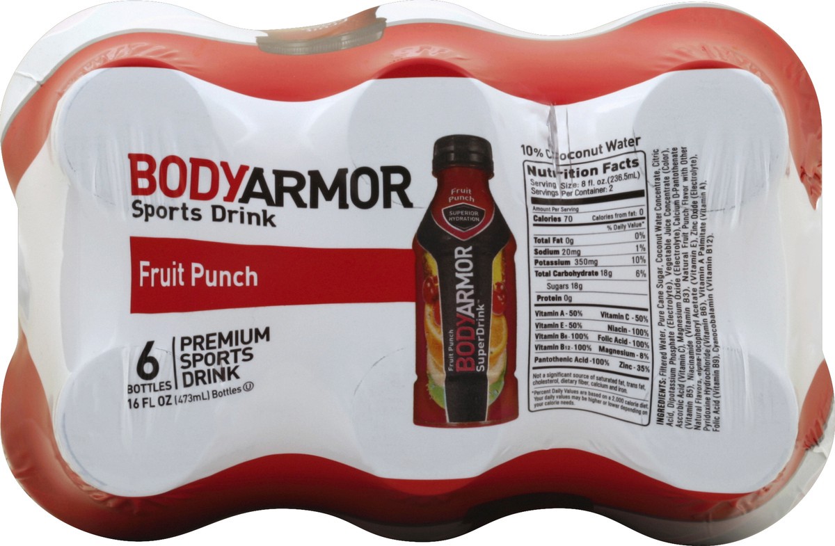 slide 4 of 5, BODYARMOR Sports Drink 6 ea, 6 ct