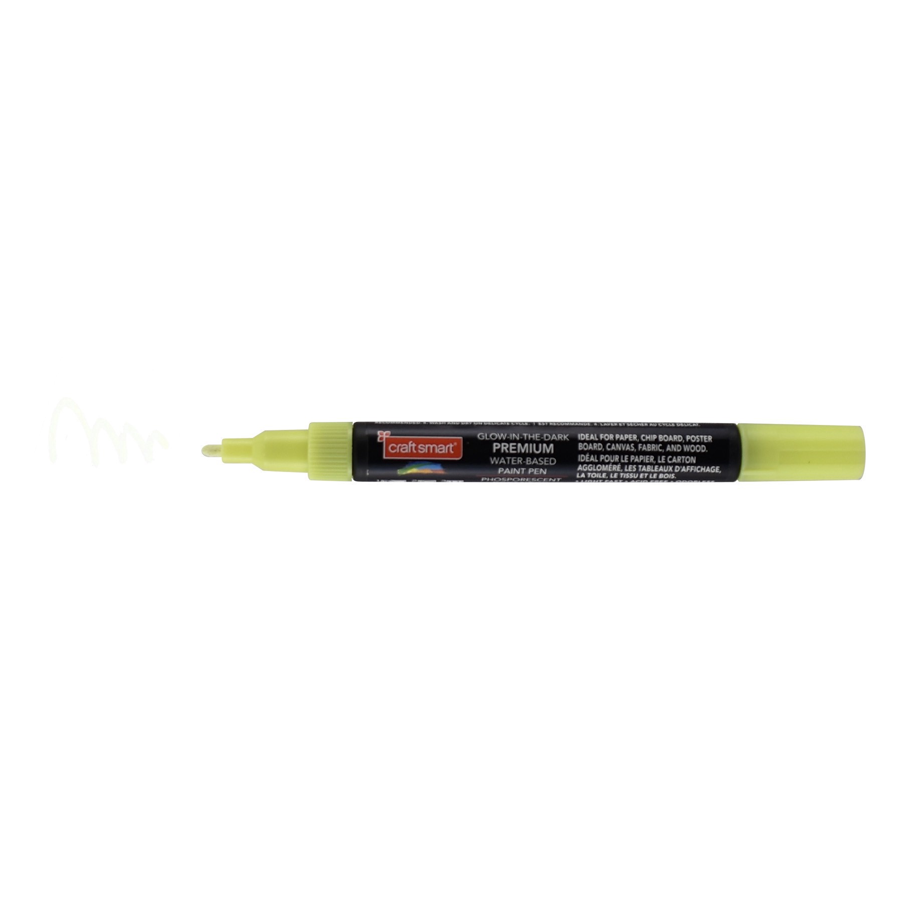 slide 6 of 9, Premium Medium Tip Glow-In-The-Dark Water-Based Paint Pen By Craft Smart, 1 ct