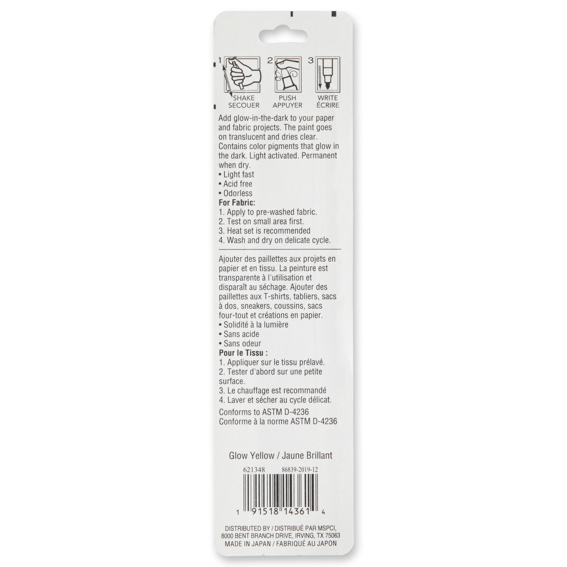 slide 4 of 9, Premium Medium Tip Glow-In-The-Dark Water-Based Paint Pen By Craft Smart, 1 ct