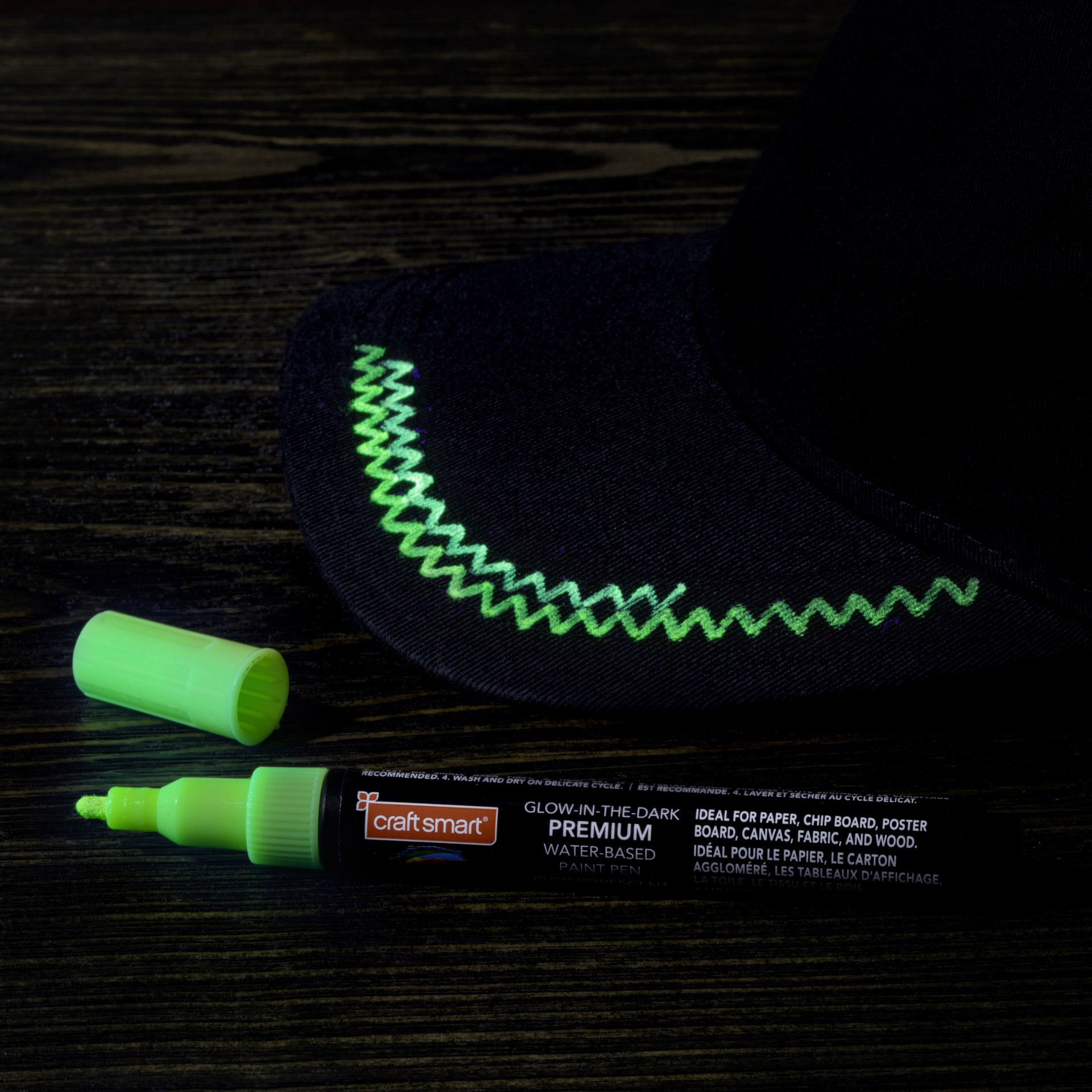 slide 5 of 9, Premium Medium Tip Glow-In-The-Dark Water-Based Paint Pen By Craft Smart, 1 ct