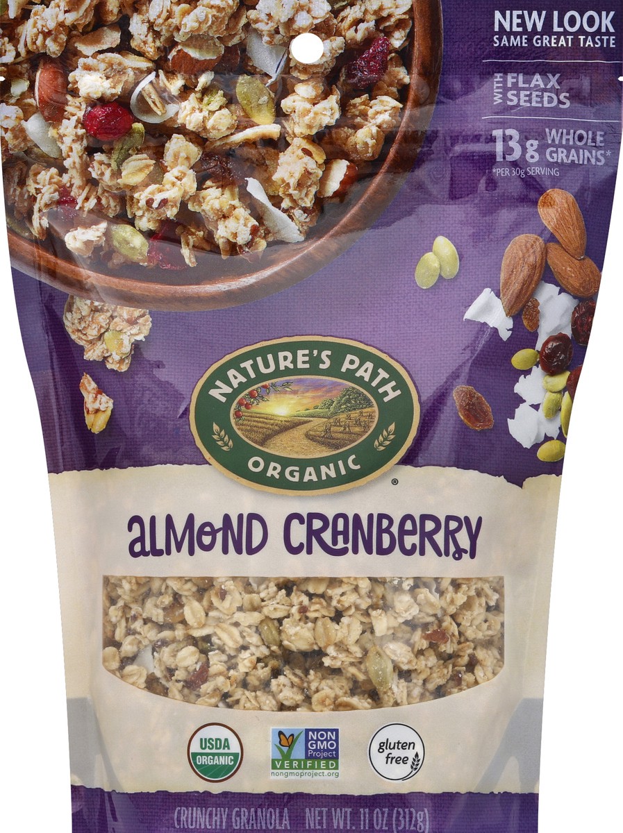 slide 2 of 2, Nature's Path Organic Crunchy Granola Almond Cranberry, 11 oz