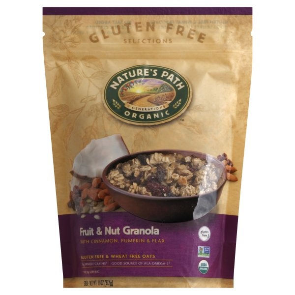 slide 1 of 2, Nature's Path Organic Crunchy Granola Almond Cranberry, 11 oz