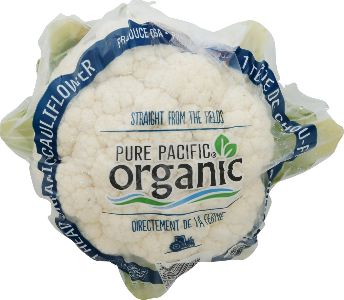 slide 2 of 6, Pure Pacific Organic Head Cauliflower 1 ea, 1 ct