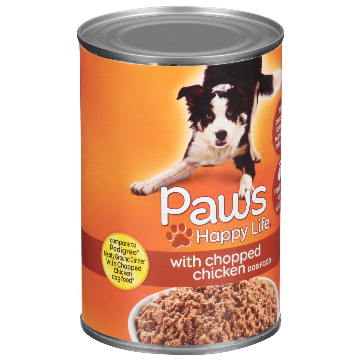 slide 4 of 9, Paws Happy Life Chopped Chicken Dog Food 22 lb, 22 oz