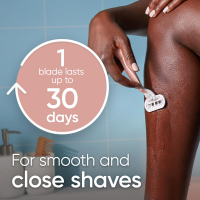 slide 6 of 29, Gillette Venus Extra Smooth Women's Razor with Reusable Razor Handle, 4 Razor Blade Refills and Shower Holder, 1 ct